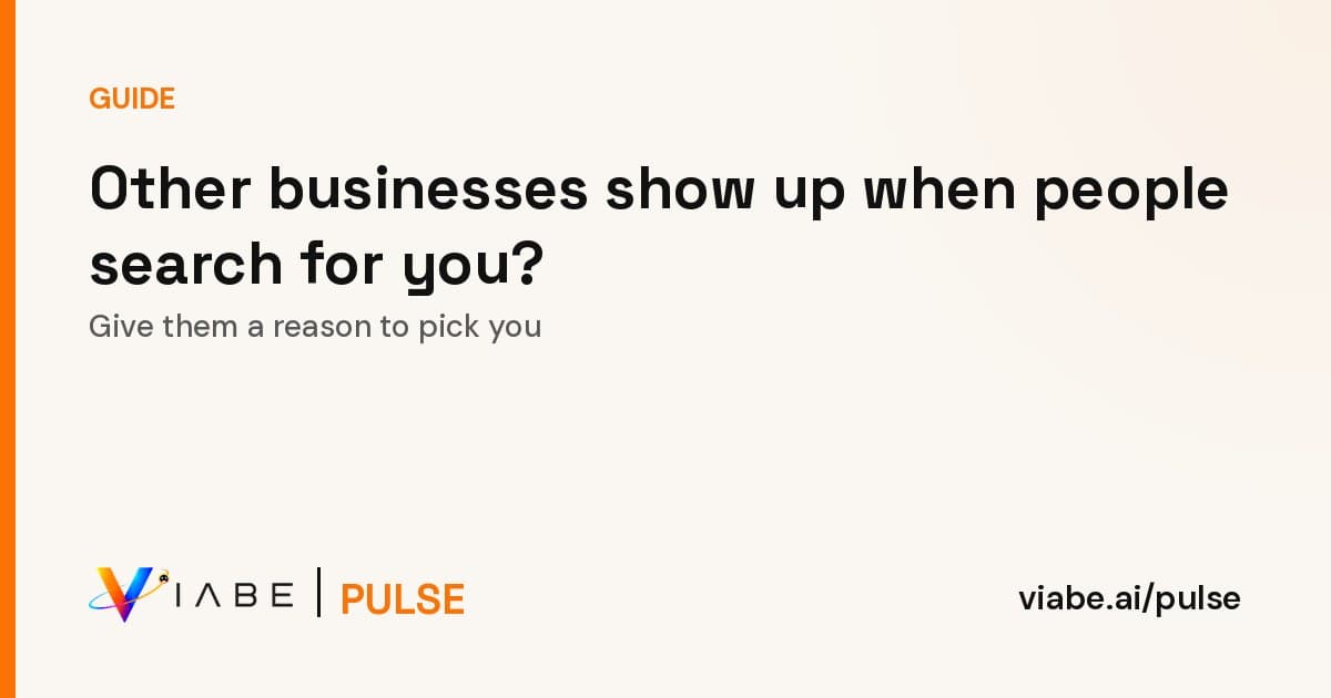 Guide cover: Other businesses show up when people search for you? Give them a reason to pick you