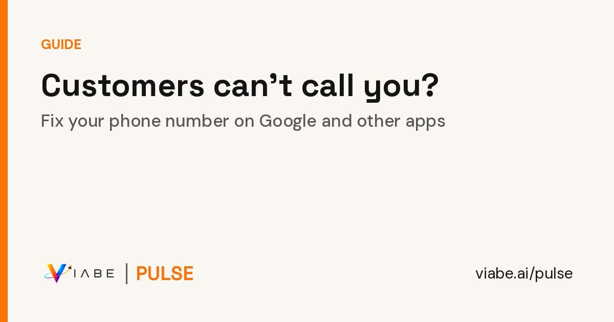 Guide cover: Customers can't call you? How to fix your phone number on Google and other apps