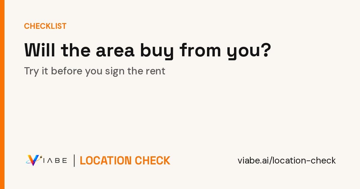 Guide cover: Not sure the area will buy from you? Try it before you sign the rent