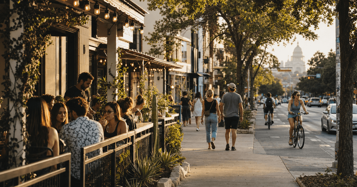 Austin South Congress restaurant strip rent analysis