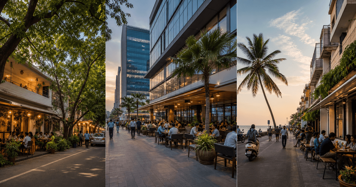 Chennai F&B location comparison across three markets