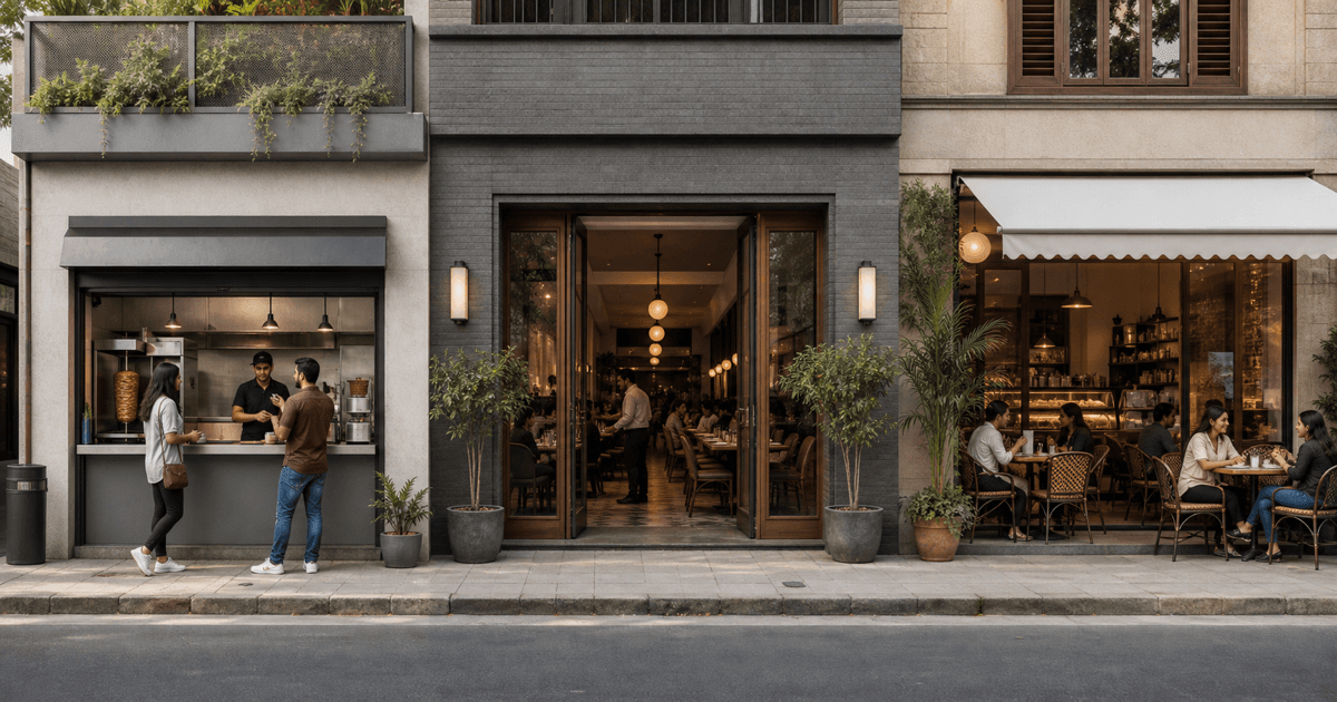 Choosing a restaurant format before evaluating a location