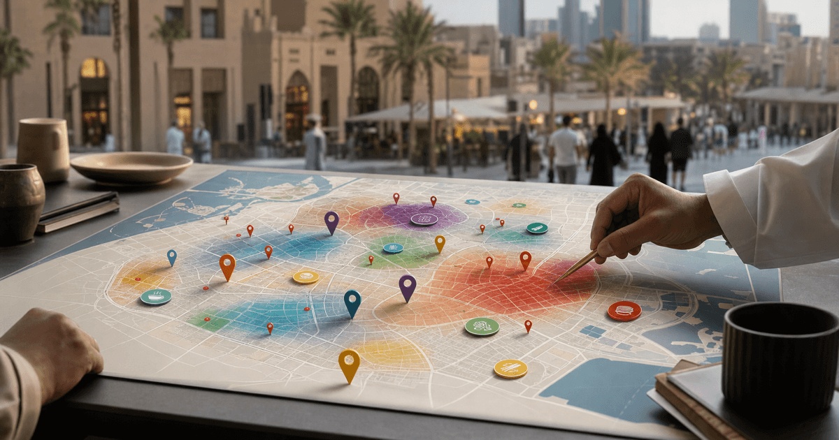 Expat density and cuisine demand across UAE neighbourhoods