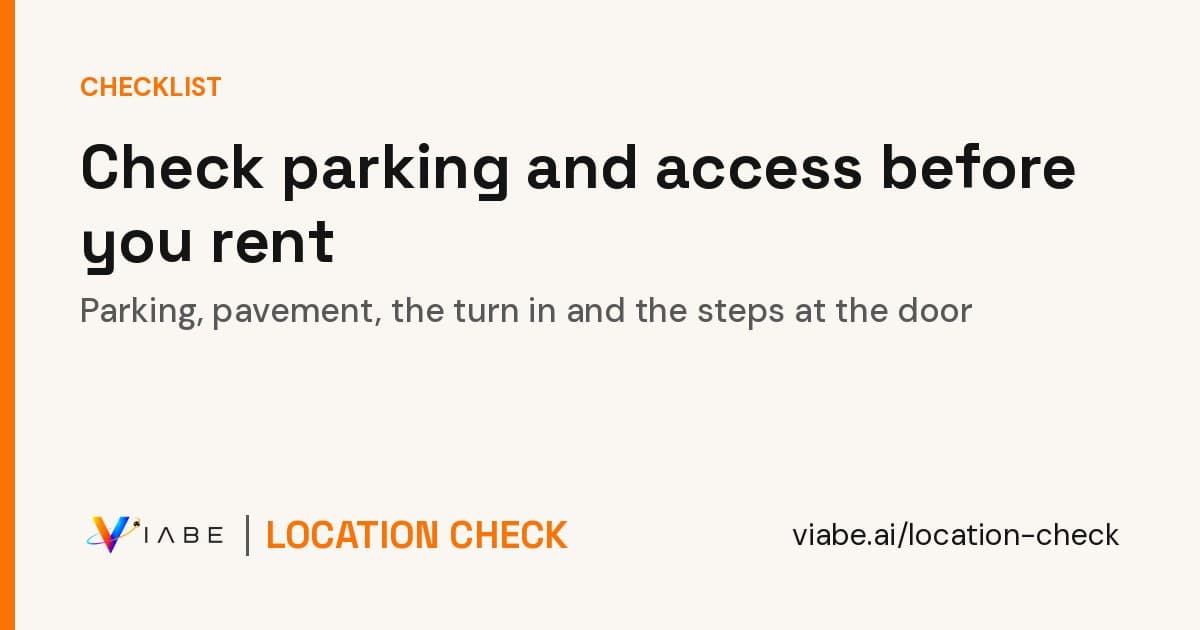 Guide cover: Check parking and access before you rent a café or restaurant space