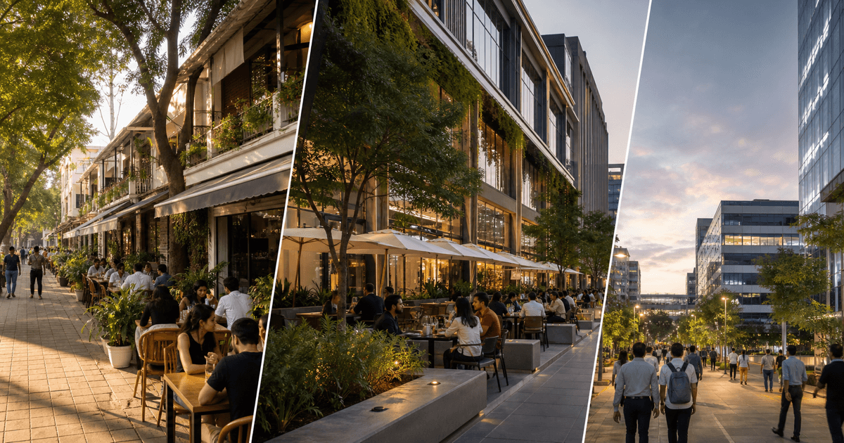 Pune F&B location comparison across three micro-markets
